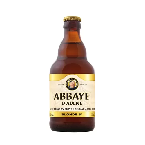 Bia Bỉ Abbaye d'Aulne Blone 6% - chai 330ml