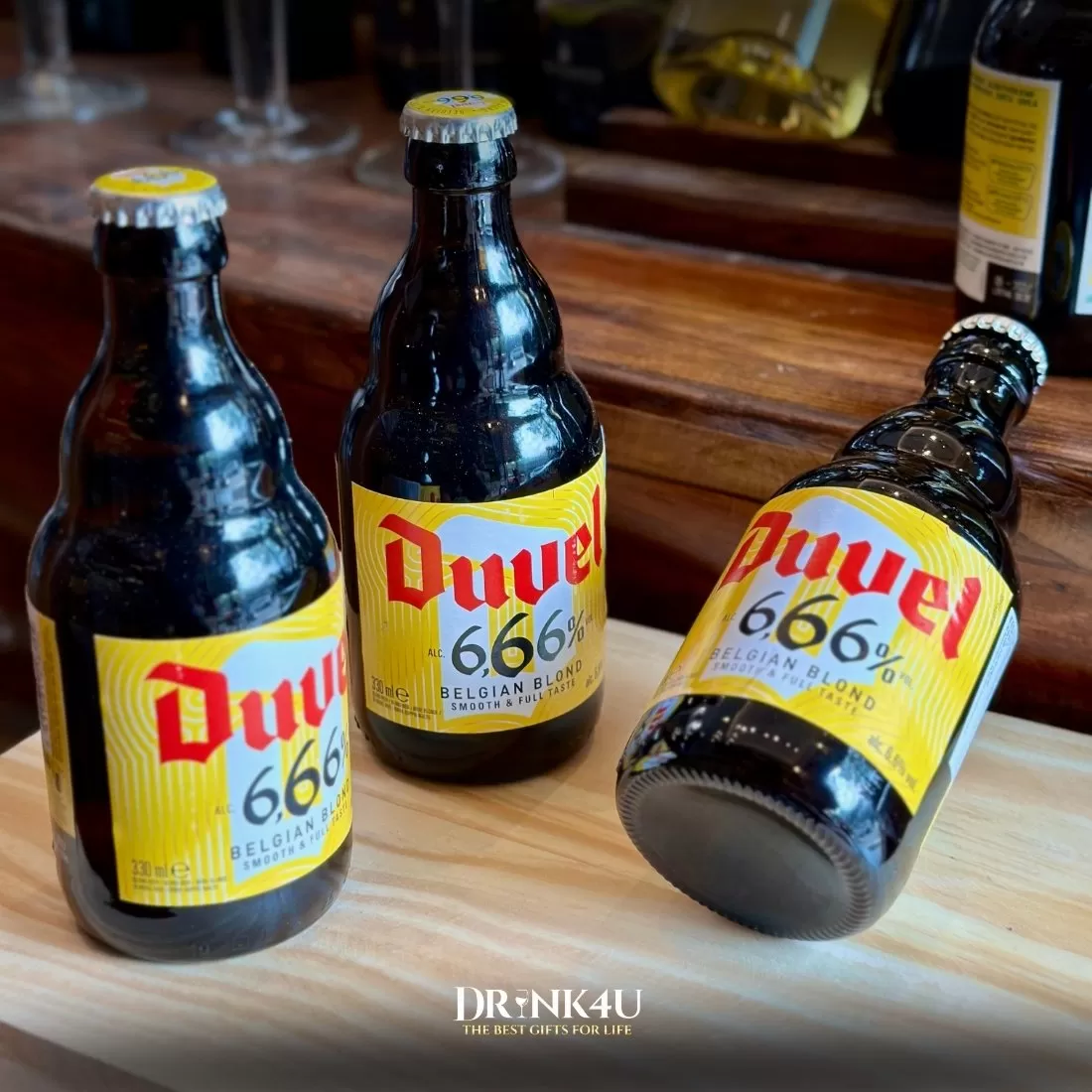 BIA BỈ DUVEL 6,66 % - 330 ML - THÙNG 12 CHAI