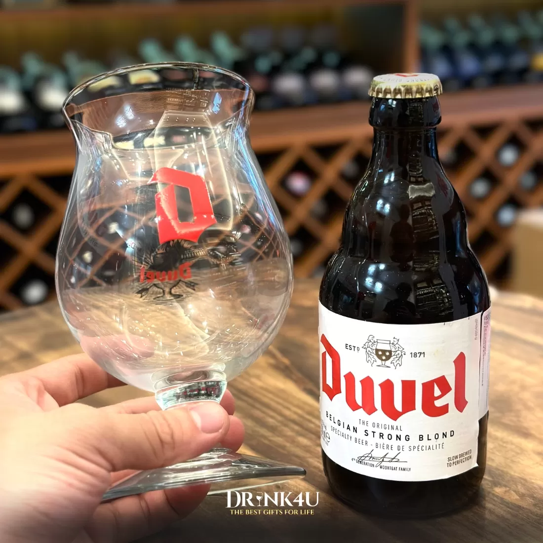 BIA BỈ DUVEL BLOND 8,5% - 330ML - THÙNG 24 CHAI