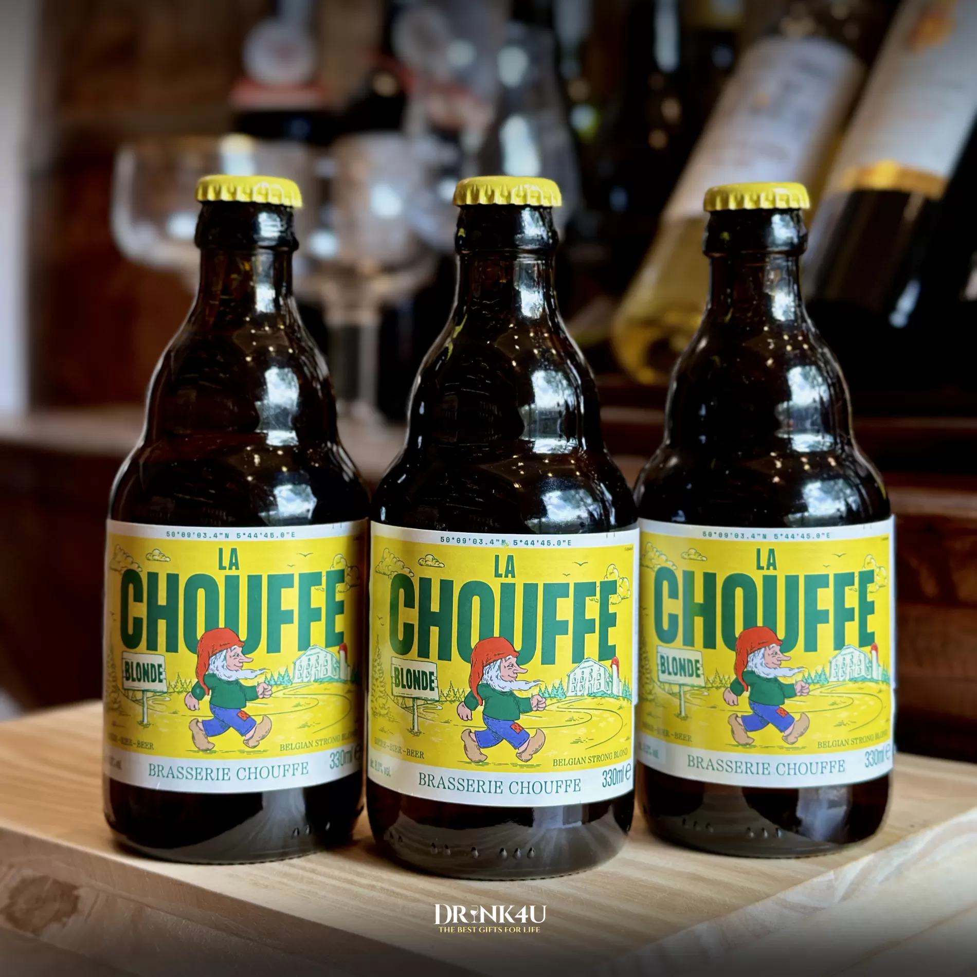 BIA BỈ LA CHOUFFE 9% - 330ML - THÙNG 24 CHAI