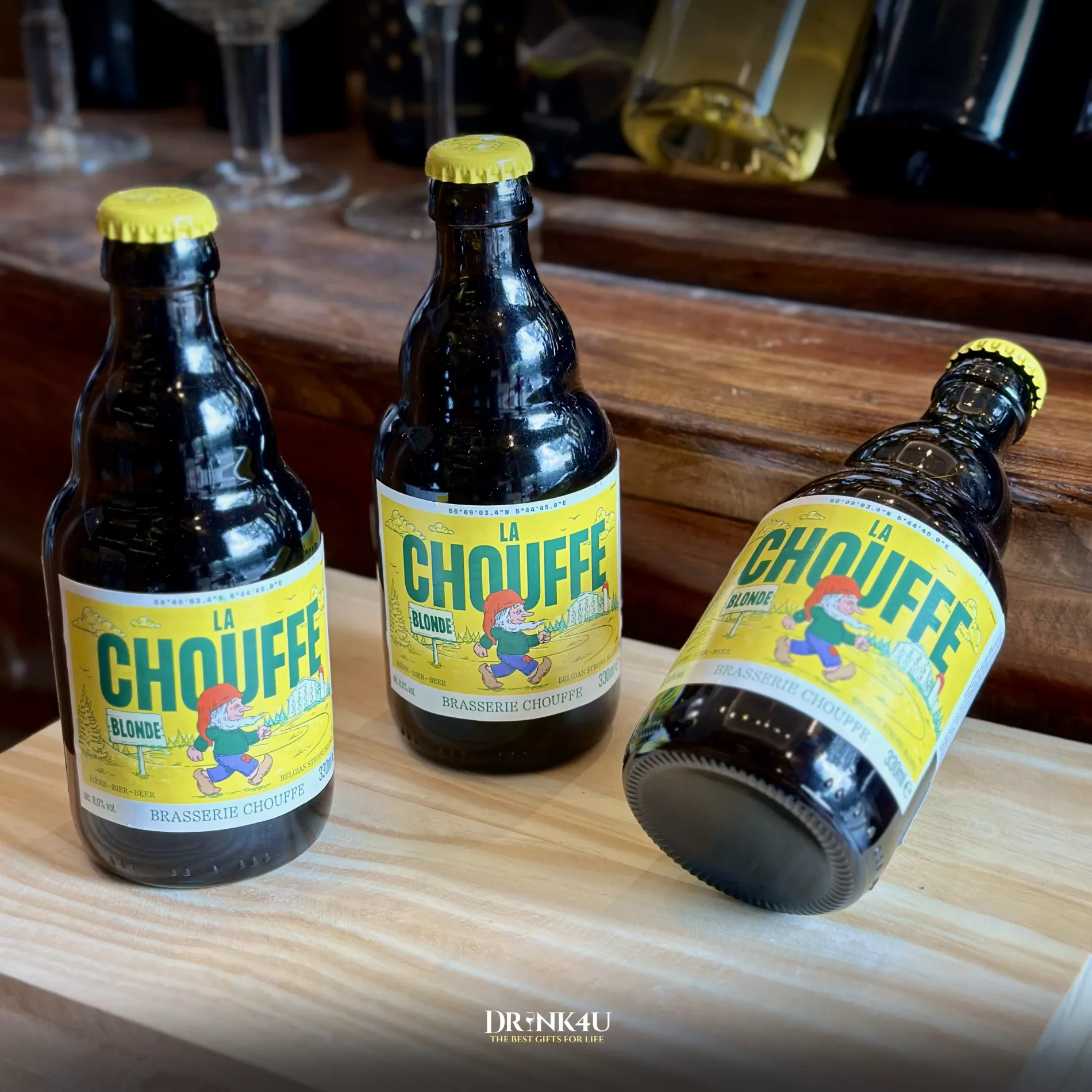 BIA BỈ LA CHOUFFE 9% - 330ML - THÙNG 24 CHAI