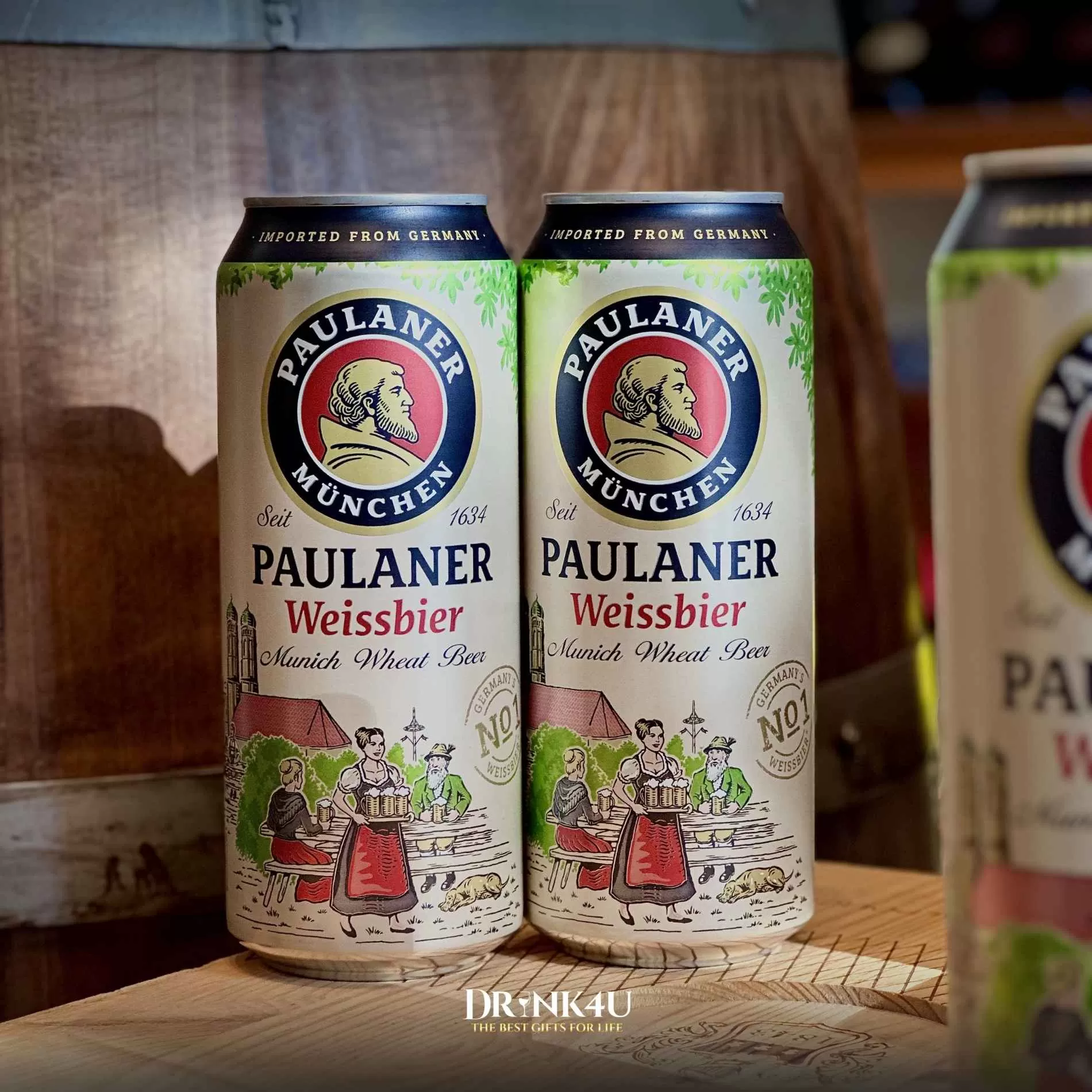 BIA ĐỨC PAULANER WEISBIER 500ML - THÙNG 24 LON