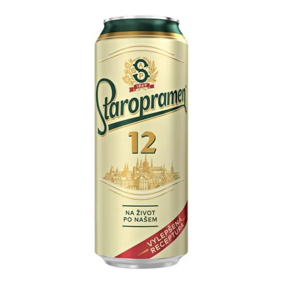 BIA TIỆP STAROPRAMEN 5,2% - 500ML - THÙNG 24 LON