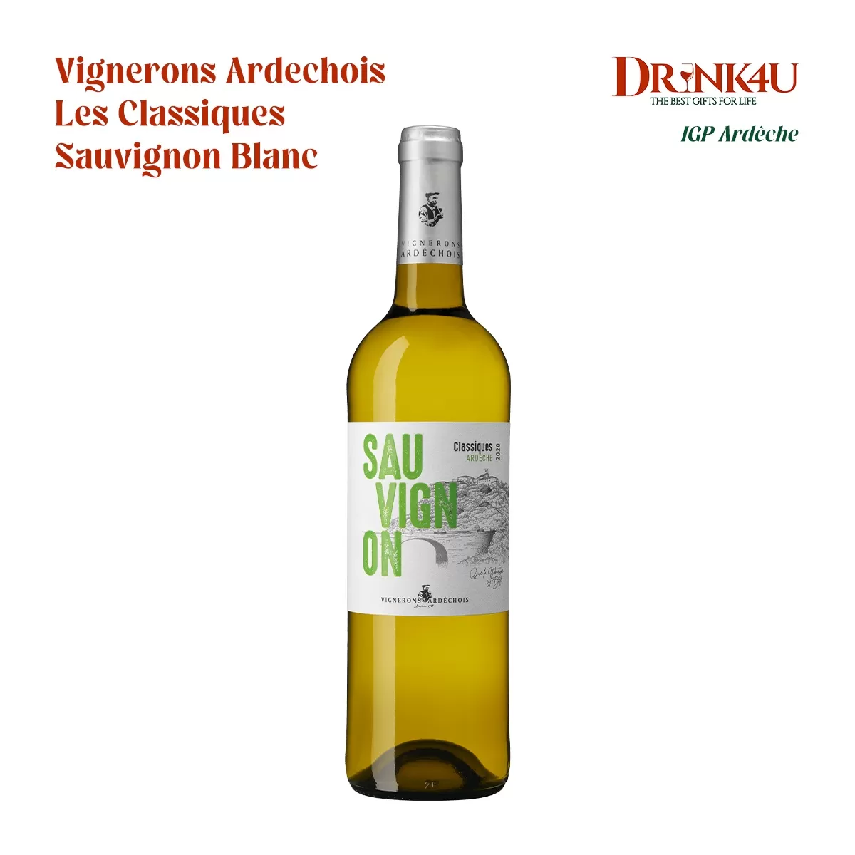 RƯỢU VANG PHÁP VIGNERONS ARDÉCHOIS LES CLASSIQUES SAUVIGNON BLANC