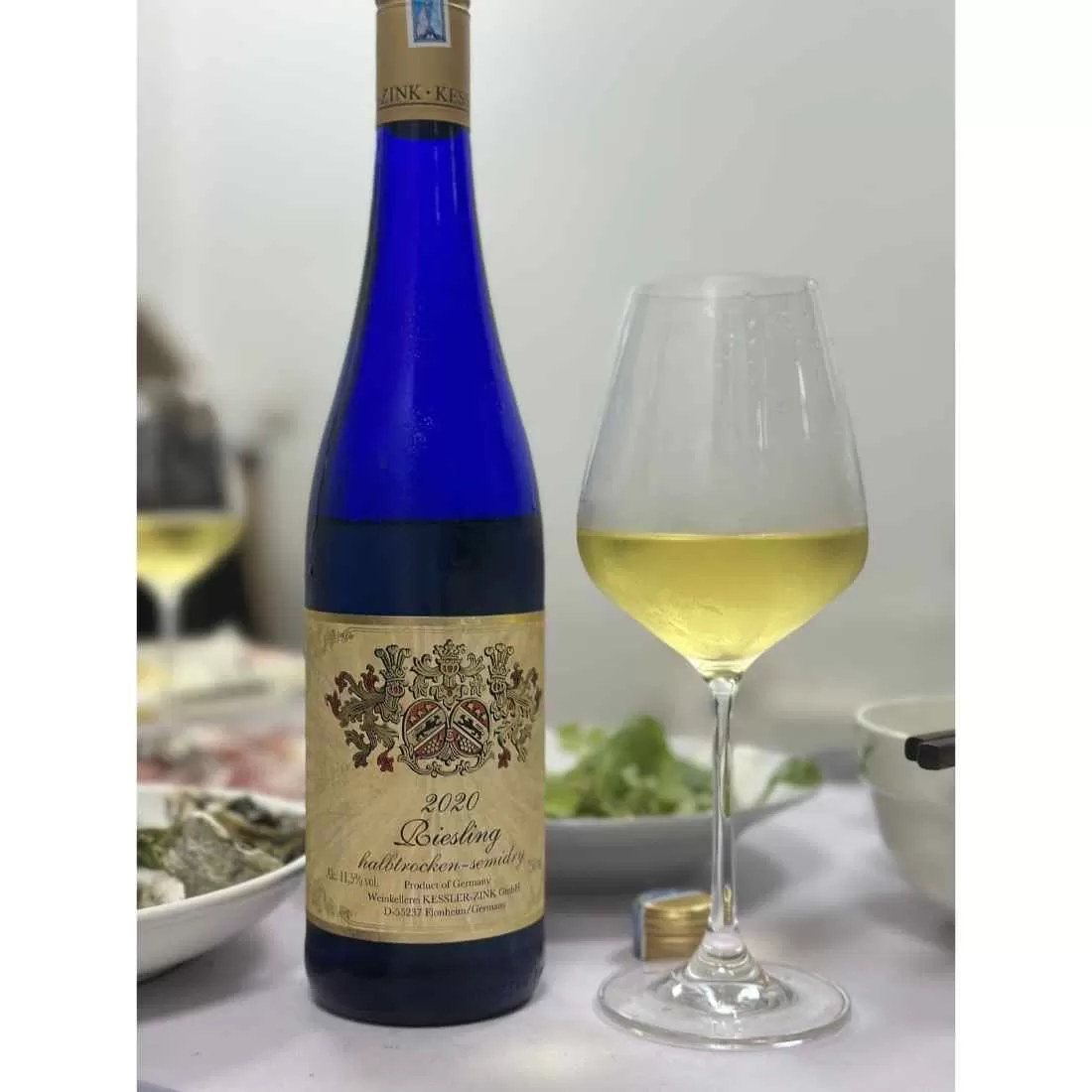 Rượu Vang Trắng Kessler-Zink Riesling Halbtrocken 2020