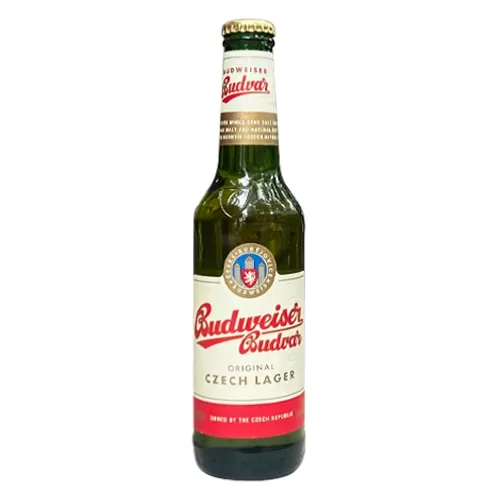 BIA TIỆP BUDWEISER BUDVAR VÀNG 330ML - THÙNG 24 CHAI