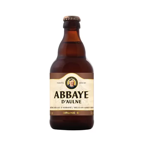 Bia Bỉ Abbaye d'Aulne Brune 6% - chai 330ml