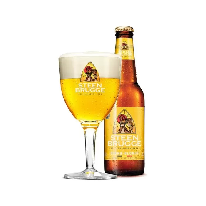 BIA BỈ STEENBRUGGE BLOND 6.5% - 330ML - THÙNG 24 CHAI