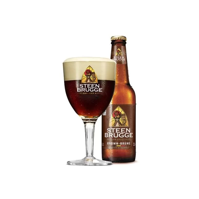BIA BỈ STEENBRUGGE BRUNE 6.5% - 330ML - THÙNG 24 CHAI