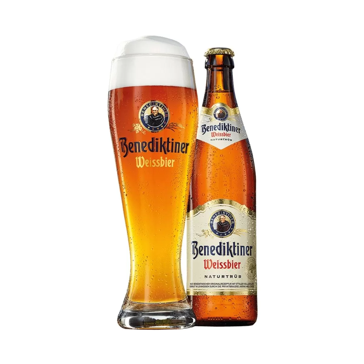 Bia Đức Benediktiner Naturtrub 5,4% - 500ml - thùng 12 chai