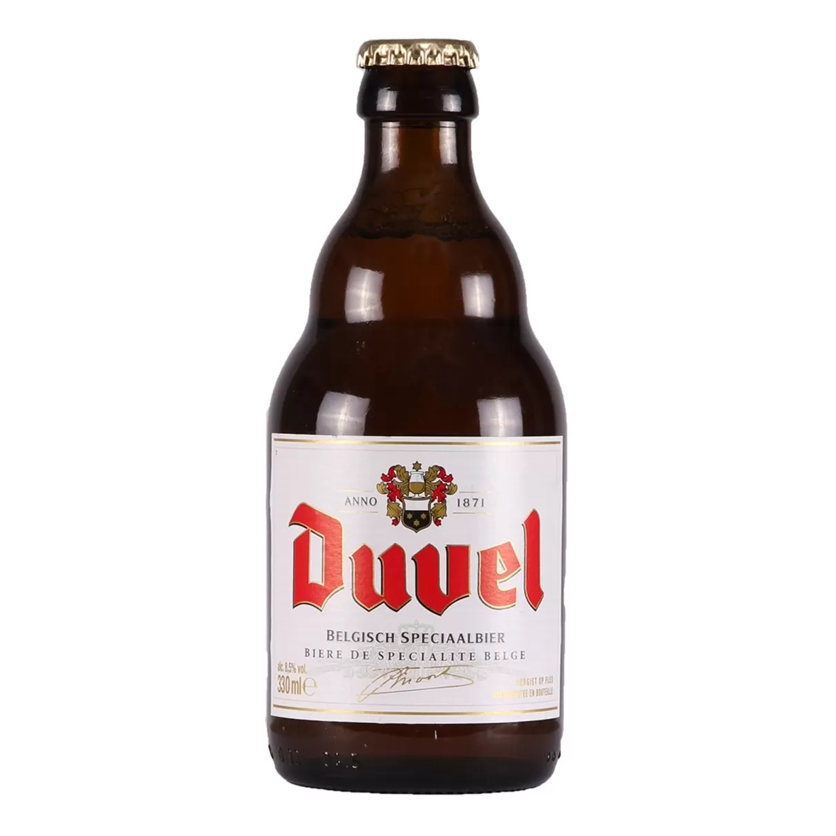 BIA BỈ DUVEL BLOND 8,5% - 330ML - THÙNG 24 CHAI