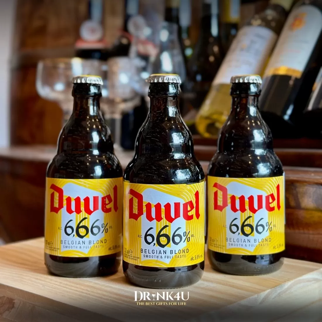 BIA BỈ DUVEL 6,66 % - 330 ML - THÙNG 12 CHAI
