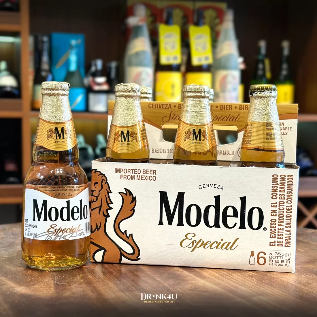 XÁCH BIA MEXICO MODELO ESPECIAL 4,5% - 6 CHAI