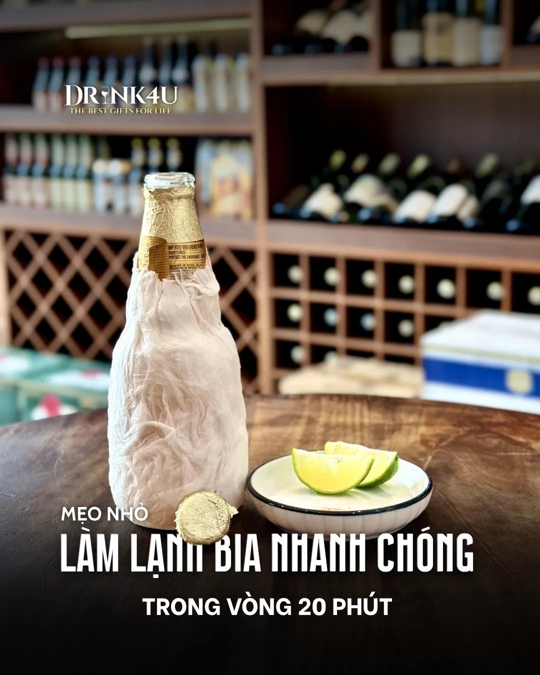 Cách Ướp Lạnh Bia Nhanh Chỉ Trong 10–15 Phút – Mẹo Đơn Giản Mọi Tín Đồ Bia Nên Biết