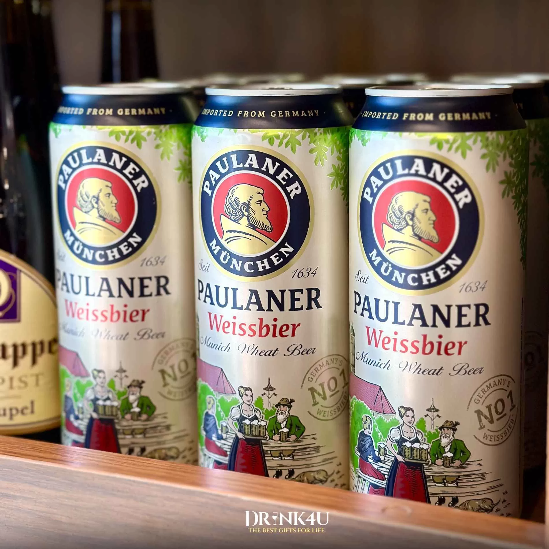 BIA ĐỨC PAULANER WEISBIER 500ML - THÙNG 24 LON