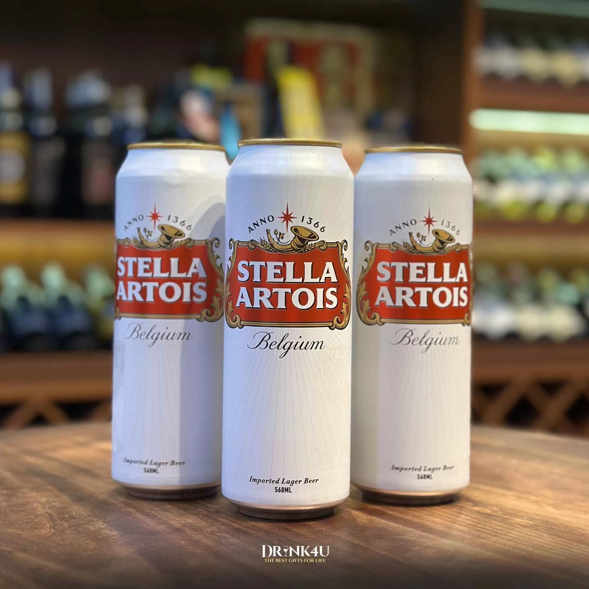 Bia Bỉ Stella Artois 5% - 568ml - Thùng 24 lon