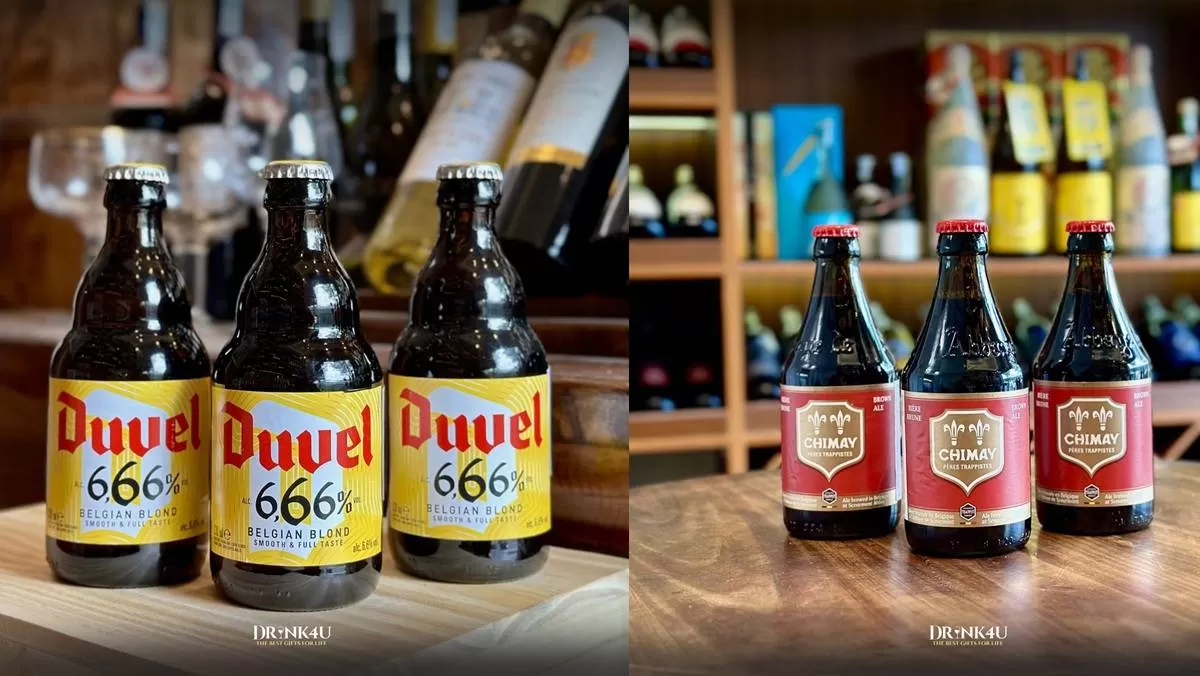 BIA DUVEL VÀ BIA CHIMAY NÊN CHỌN LOẠI NÀO? SO SÁNH HAI BIỂU TƯỢNG BIA BỈ NỔI TIẾNG THẾ GIỚI