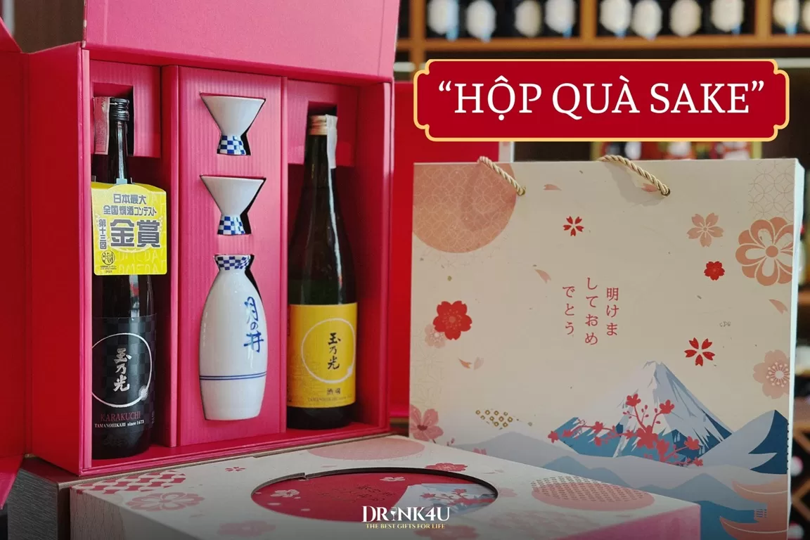 HỘP QUÀ SAKE TẾT 2026 – TINH TẾ TRONG TỪNG CHAI