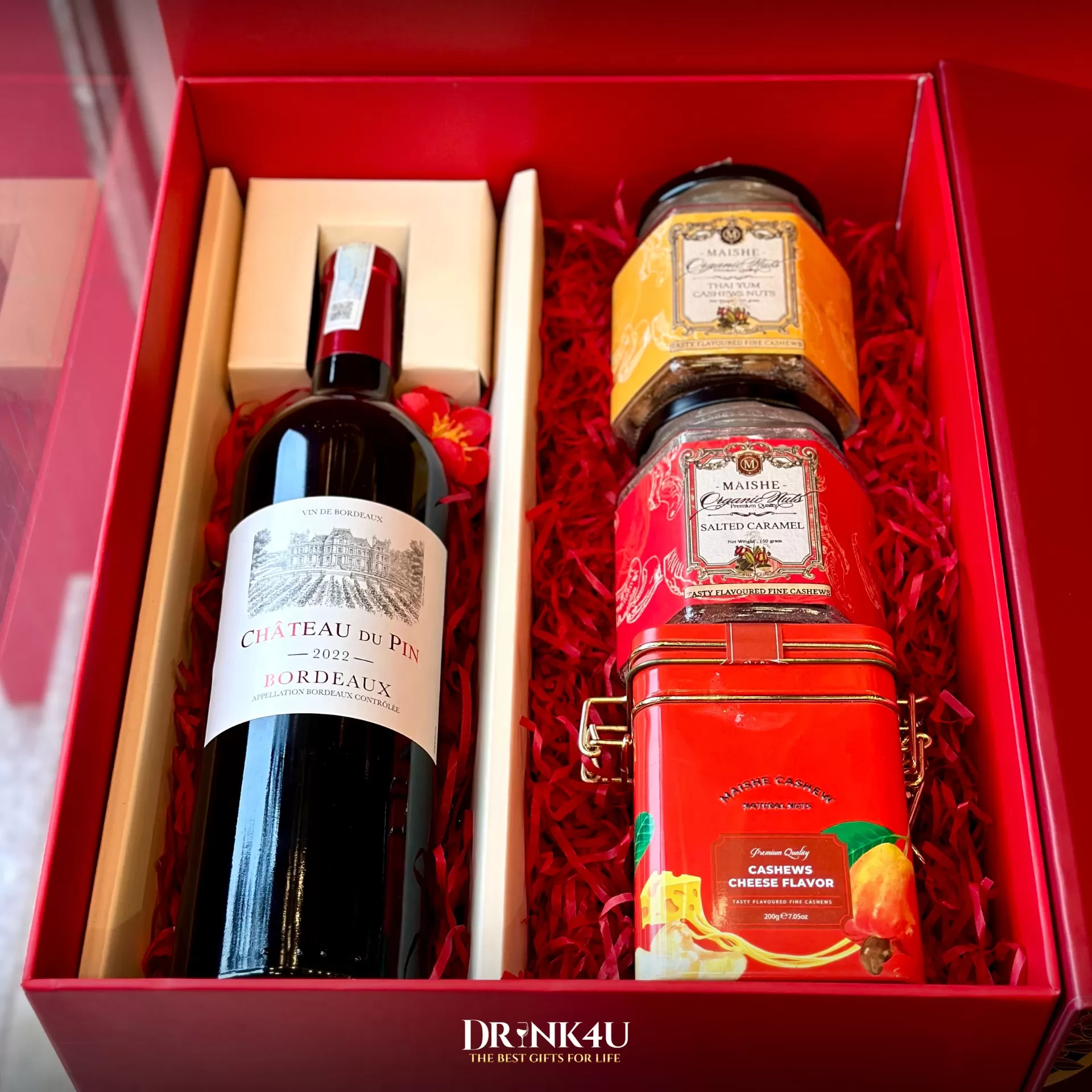 HỘP QUÀ RƯỢU VANG XUÂN PHÚ QUÝ