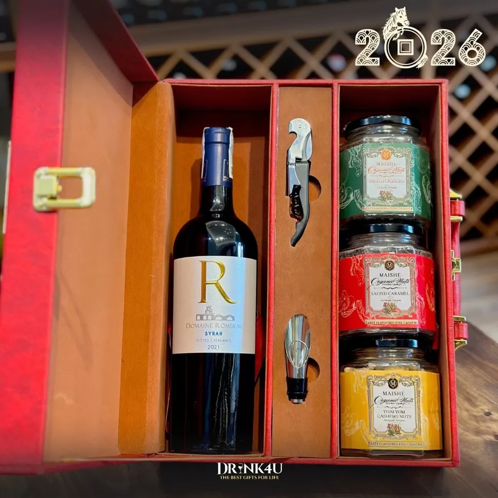 HỘP QUÀ TẾT VANG PHÁP DOMAINE ROMBEAU R SYRAH