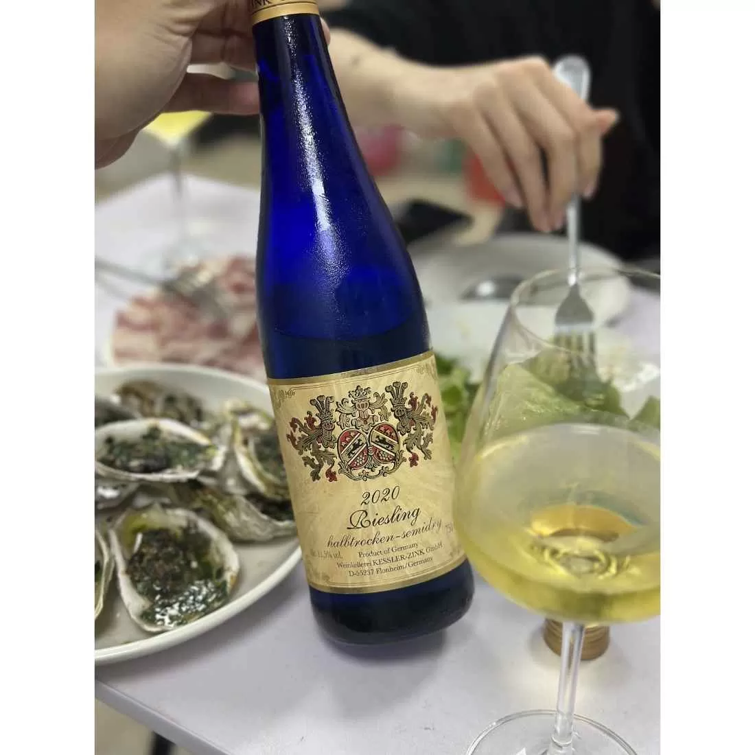 Rượu Vang Trắng Kessler-Zink Riesling Halbtrocken 2020