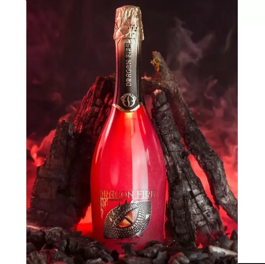 RƯỢU VANG SỦI DRAGON FIRE VỊ DÂU TÂY